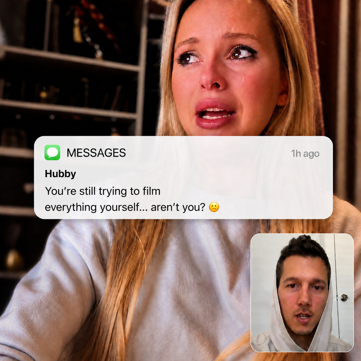 You're still trying to film everything yourself